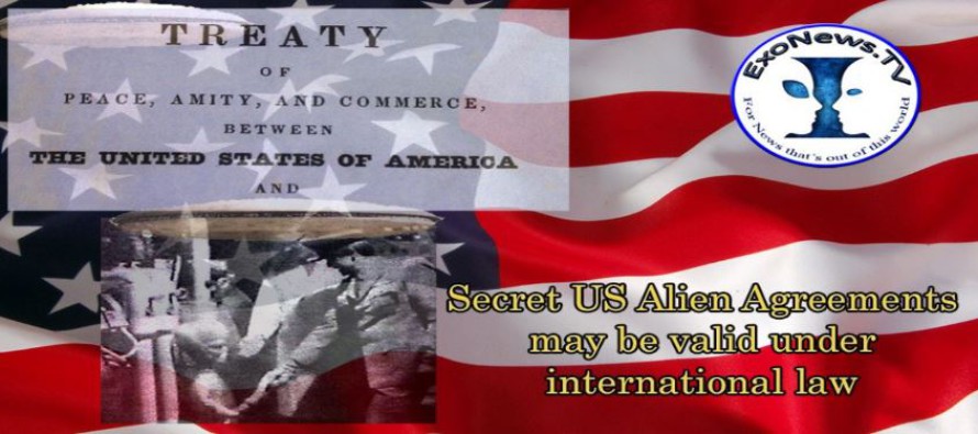 Tajné dohody USA s mimozemšťany mohou být platné podle mezinárodního práva
