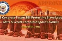 Kongresem USA prochází zákon chránící legalitu práce otroků v koloniích na Marsu