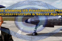 Dálkové nazírání setkání prezidentů USA s mimozemšťany. Uzavřené tajné dohody